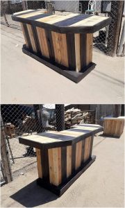 Pallet Bar Counter Table