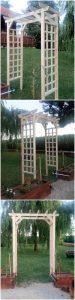 Pallet Garden Entrance