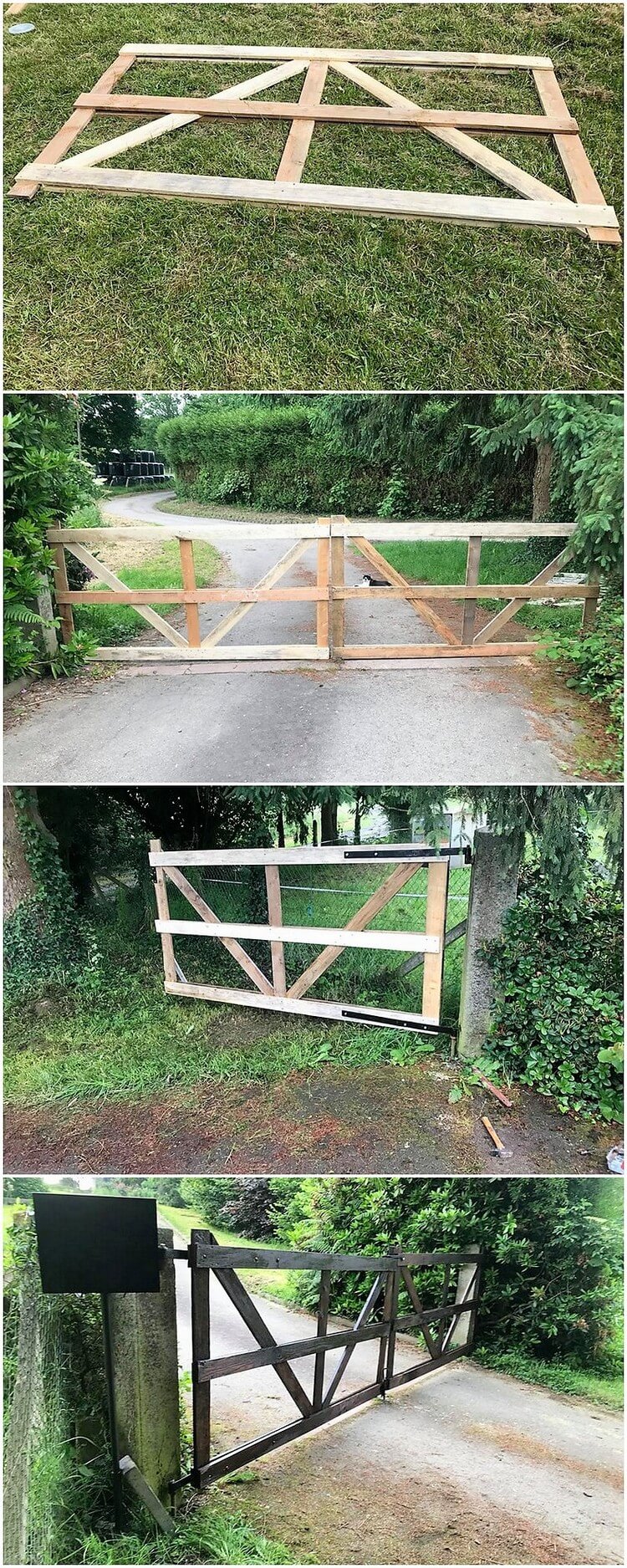 Pallet Garden Gate Wooden Pallet Ideas