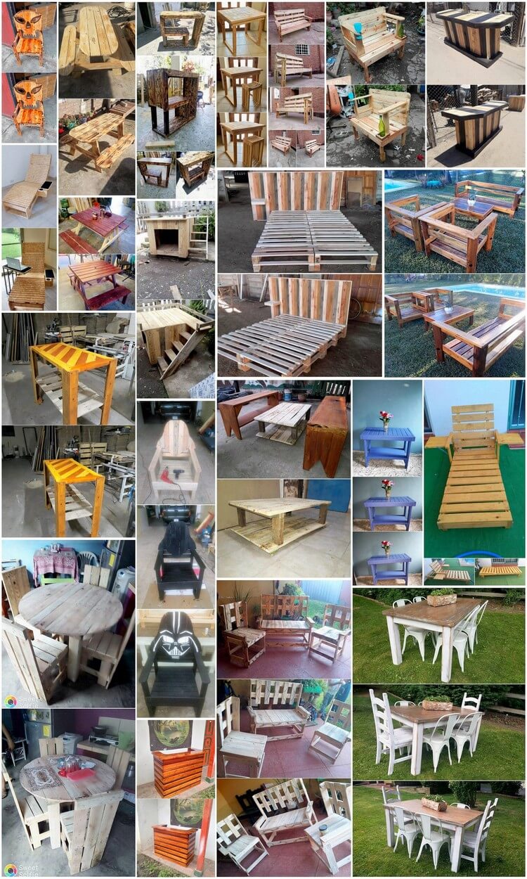 Things You Can Make with Recycled Wood Pallets Wooden Pallet Ideas