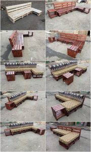 DIY Pallet Outdoor Couch and Tables