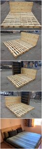 DIY Wooden Pallet Bed Frame Idea