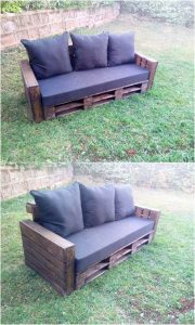 Pallet Garden Bench