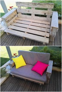 Pallet Garden Bench