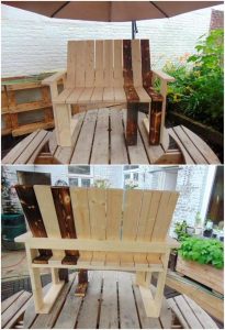 Pallet Garden Bench