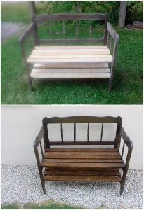 Pallet Garden Bench