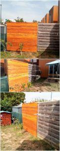 Pallet Garden Fence