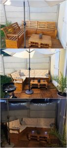 Pallet Garden Sofa