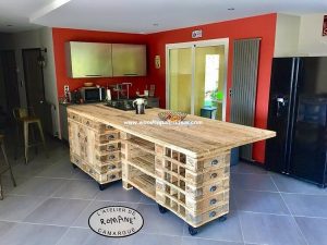 Pallet Kitchen Island or Dining Table