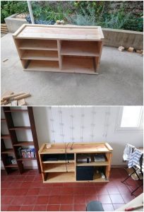 Pallet Media Cabinet