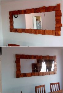 Pallet Mirror Frame