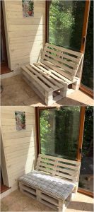 Pallet Outdoor Bench