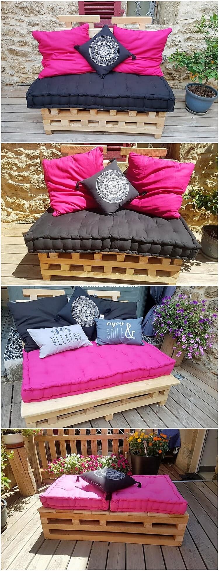 Pallet Seat Wooden Pallet Ideas