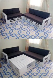 Pallet Sofa and Table