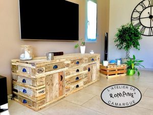 Pallet TV Stand or Media Cabinet