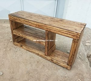 Pallet TV Stand or Shoe Rack