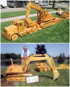 Pallet Truck and Bulldozer