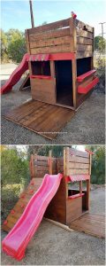 Wooden Pallet Playhouse