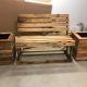 Pallet Bench and Planters
