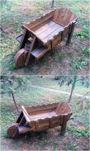 Pallet Wheel Barrow