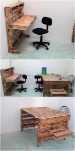 Pallet Office Desk Table