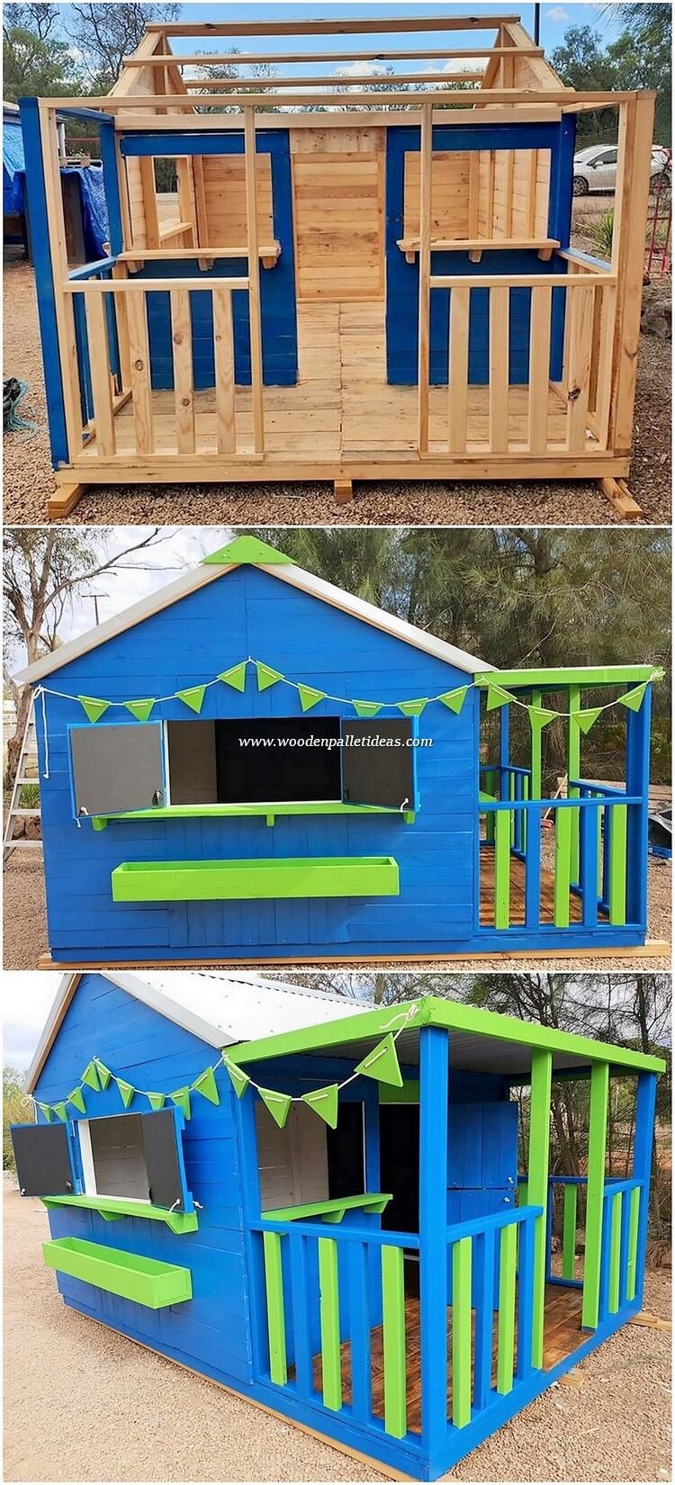 DIY Pallet House Wooden Pallet Ideas