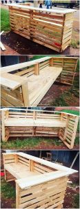 Pallet Garden Bar Counter