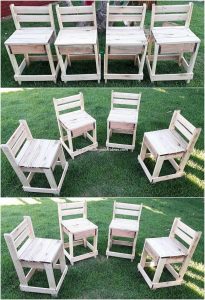 Pallet Garden Chairs