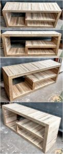 Pallet TV Stand Media Table