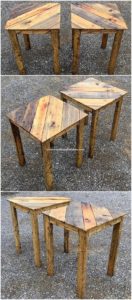 Wooden Pallet Side Tables