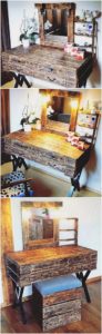 Pallet Dressing Table