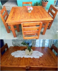 Pallet Dining Furniture Set