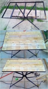 DIY Wood Pallet Table
