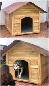 Pallet Dog House