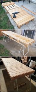Wood Pallet DIY Table