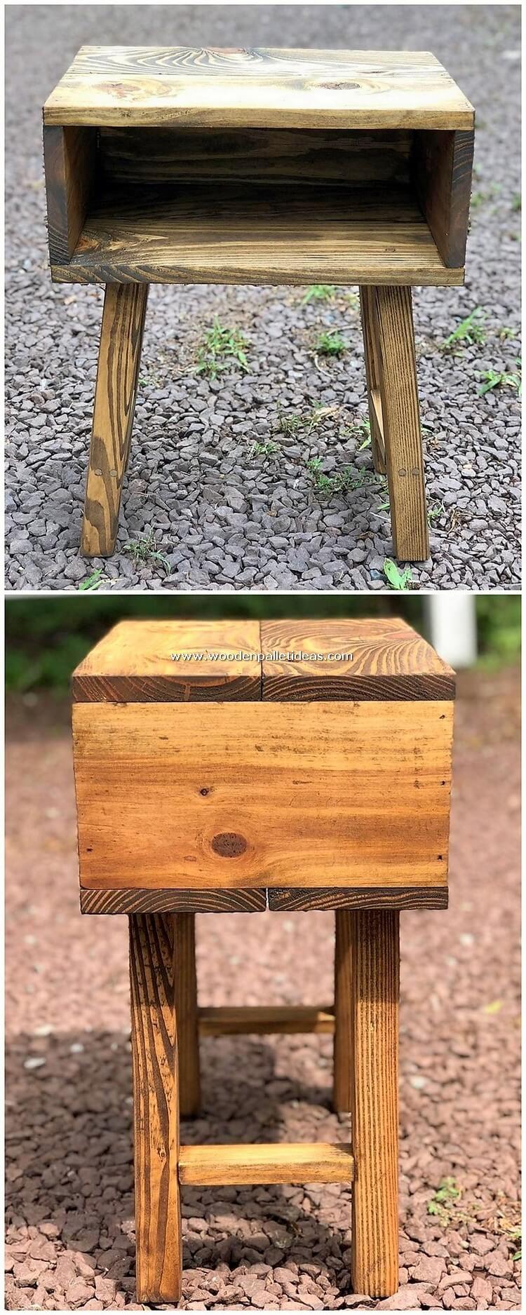 Pallet-Side-Table