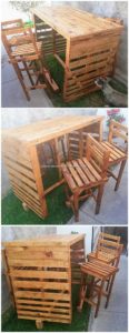 Pallet-Desk-Table-and-Chairs