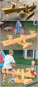 Pallet-Seesaw-Creation-for-Kids